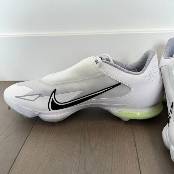 NEW Nike Force Zoom Trout 8 Pro Metal Baseball Cleats White/Black, Men's Size 13 - Picture 4 of 9